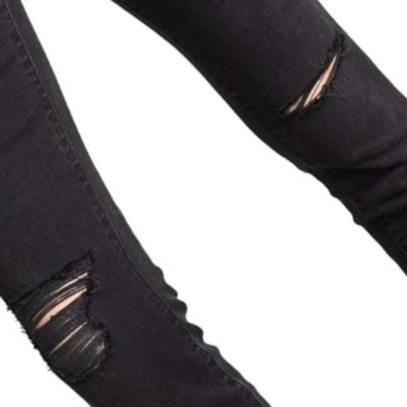 Madewell Maternity Over-the-Belly 2nd 3rd Trimester Skinny Jeans Faded Black 24 - Picture 4 of 12